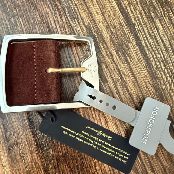 NWT RAG & BONE Jumbo Boyfriend Belt In Brown